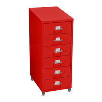6 Tiers Steel Orgainer Metal File Cabinet With Drawers Office Furniture