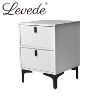 Garah Bedside Tables Side Table Bedroom Nightstand 2 Drawers Storage Cabinet