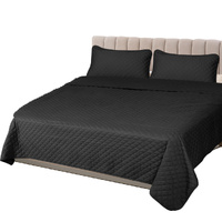 Bedspread Coverlet Set Quilted Comforter Soft Pillowcases