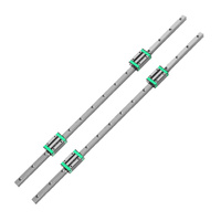 Linear Guide Rail 2PCS 4PCS HGH20CA Slider Block Bearing Steel CNC