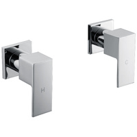 Chrome Bathroom Shower / Bath Mixer Tap Set Electroplated