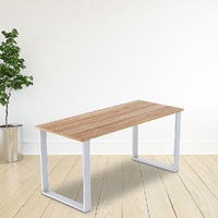Square Shaped Table Bench Desk Legs Retro Industrial Design Fully Welded