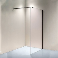 Frameless 10mm Safety Glass Shower Screen