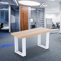 Trapezoid Shaped Table Bench Desk Legs Retro Industrial Design Fully Welded