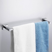 Chrome Towel Bar Rail Bathroom   