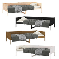 Binfield Day Bed Solid Wood Pine 92x187 cm Single Bed Size