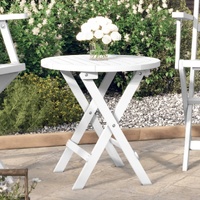 Bistro Table Ø46x47 cm Solid Acacia Wood