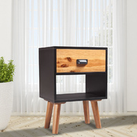 Newberg Solid Acacia Wood Bedside Cabinet 40x30x57 cm