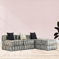 Scottsdale 3-Seater Modular Pouffe Fabric