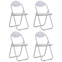 Folding Dining Chairs Faux Leather