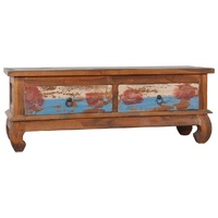 Jenks TV Cabinet 110x35x40 cm Reclaimed Teak Wood