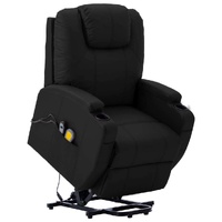 Massage Stand-up Chair Faux Leather