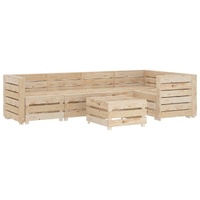 Garden Lounge Set Pallets Wood