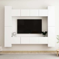 Caledonia 8 Piece TV Cabinet Set Engineered Wood