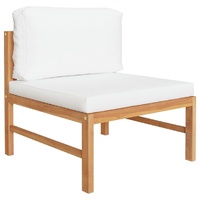 Sofa with Cushions Solid Teak Wood