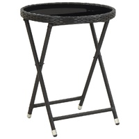 Tea Table 60 cm Poly Rattan