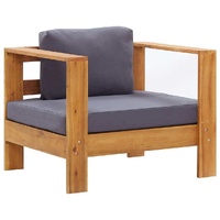 Garden Chair with Cushion Solid Acacia Wood
