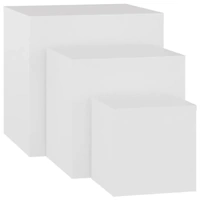 Panthersville Side Tables 3 pcs Engineered Wood
