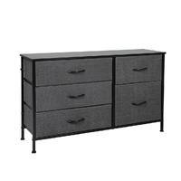 Storage Cabinet Tower Chest of Drawers Dresser Tallboy 5 Drawer