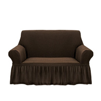 Sofa Cover with Ruffled Skirt Couch Protector High Stretch Lounge Slipcover Home Decor