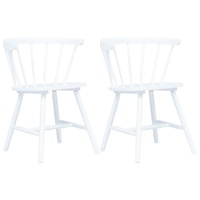 Dining Chairs Solid Rubber Wood