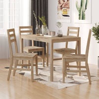 Dining Set Solid Wood Acacia