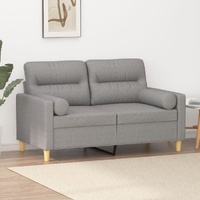 Haledon 2-Seater Sofa with Pillows&Cushions Fabric