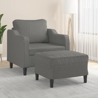 Seacombe Sofa Chair with Footstool Fabric