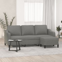 Seacombe 3-Seater Sofa with Footstool Fabric
