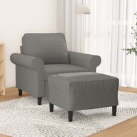 Escondido Sofa Chair with Footstool Fabric