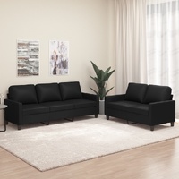 Bern Sofa Set with Cushions Faux Leather