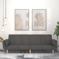 Northborough 2-Seater Sofa Bed with Two Pillows Fabric
