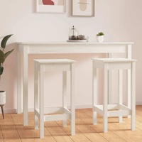 Bar Chairs 2 pcs Solid Wood Pine