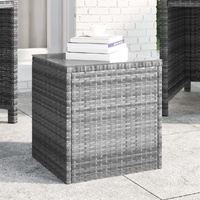 Side Table 40x37x40.5 cm Poly Rattan