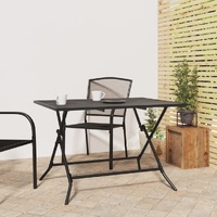 Folding Garden Table Anthracite Steel Mesh
