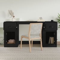 Desk with Cabinet Engineered Wood