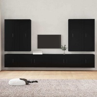 8 Piece TV Cabinet Set Engineered Wood