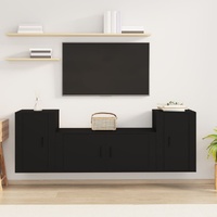 3 Piece TV Cabinet Set Engineered Wood