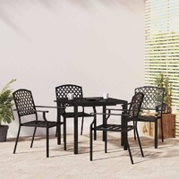 Garden Dining Set Anthracite Steel