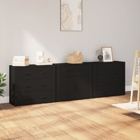 Sideboards 3 pcs Engineered Wood