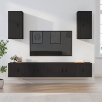 6 Piece TV Cabinet Set Engineered Wood