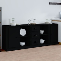 Sideboards 3 pcs Engineered Wood