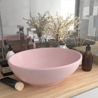 Luxury Basin Oval-shaped Matt 40x33 cm Ceramic