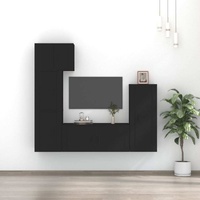 5 Piece TV Cabinet Set Engineered Wood