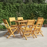 Garden Dining Set Solid Wood Teak