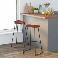 Gavin Bar Stools 2 pcs Solid Wood Mango