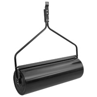 Garden Lawn Roller Black Iron