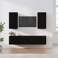 5 Piece TV Cabinet Set Engineered Wood
