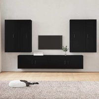 6 Piece TV Cabinet Set Engineered Wood
