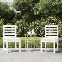 Garden Chairs 2 pcs Solid Wood Pine